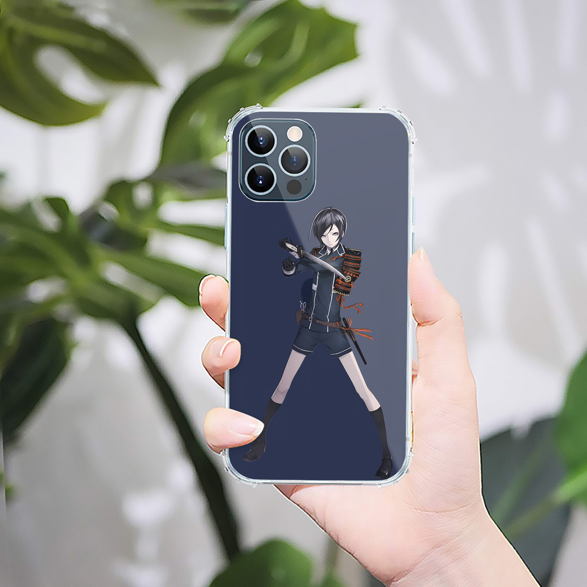 （画像用） 刀剣乱舞 Touken Ranbu 【iPhone 12シリーズ対応】透明スマホケース（クリアソフトケース）